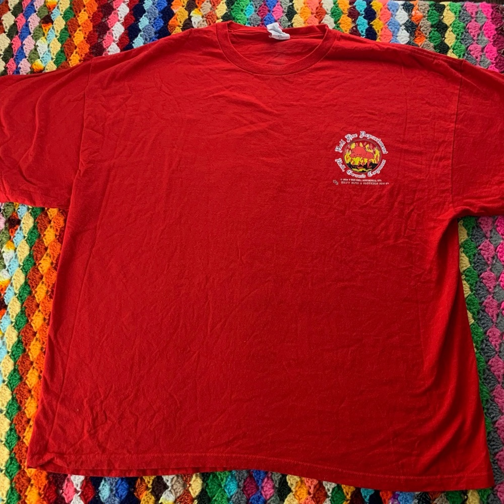 Vintage 1995 Hell Fire Department Grand Cayman Funny Oversized Unisex Tr… - Picture 8 of 16